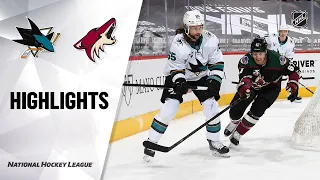 Sharks @ Coyotes 1/16/21 | NHL Highlights