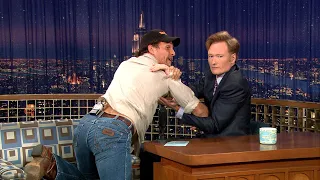 Matthew McConaughey's Crocodile Fight | Late Night with Conan O’Brien