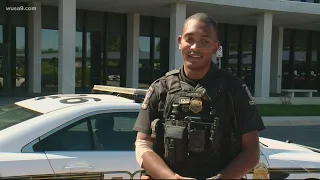 Off-duty Maryland police officer saves woman, teen from fiery car crash