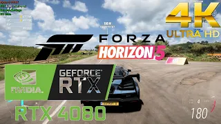 Forza Horizon 5 | RTX 4080 | Ryzen 9 5900X | 2160p/4K | Extreme Settings  RTX Ultra | Free Roaming