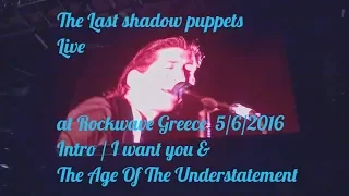"i want you" - Last shadow puppets  - Live at Rockwave - Greece - 5/6/2016 -My lost video 3