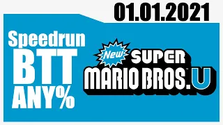 New Super Mario Bros. U any% BTT Segmented run in 36:55 (Human TAS)