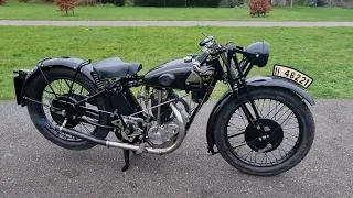 Rudge 500cc four Valve 1929 first start after 30 years