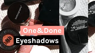 My Favorite ONE-and-DONE Eyeshadows | Making It Up