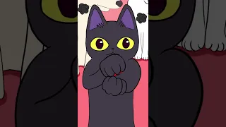 꽃 Flower dance but cat (animation) #shorts