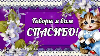 💖 Говорю я вам Спасибо! Спасибо за то, что вы есть! Пожелание для друзей!