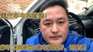 想买国产车？就选这4款，油耗低，质量好性价比高，买完不后悔 【车二哥说车】