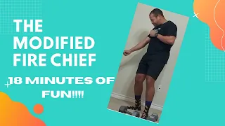 The Modified Fire Chief (Hero Workout of the Day) 18 minutes!! Plus Bloopers