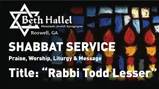 Rabbi Todd Lesser | April 19-20, 2024