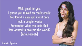 Like a damn sociopath ( Good 4 U) - Olivia Rodrigo (Lyrics) (Tiktok Song) well good for you