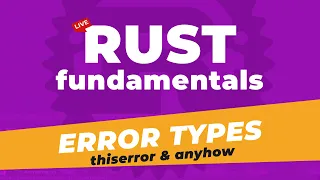 Rust - Which error-handling crate to use? ErrorTypes, thiserror & anyhow