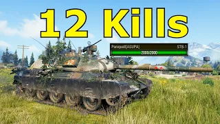 World of Tanks STB-1 - 12 Kills With Ful HP 2000/2000