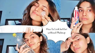 How to Look better without Makeup?For University and School Girls 🌸