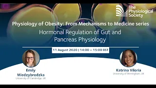 Webinar: Hormonal Regulation of Gut and Pancreas Physiology