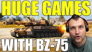 BZ-75 Highlights: Top-Tier Gameplay! | World of Tanks