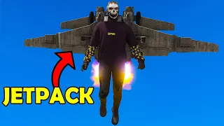 Using A Jetpack To Escape Cops | GTA 5 RP