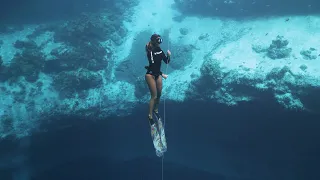 Time Slows Down Underwater | Deans Blue Hole Bahamas