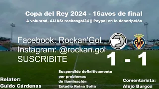 EN VIVO: Unionistas CF - Villarreal // Copa del rey - 16avos de final