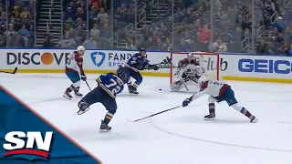 Justin Faulk Picks The Top Corner And Buries His First Goal Of The Stanley Cup Playoffs