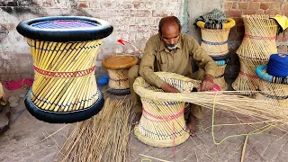 Handmade Mudda Stool || Bamboo Stool || Bamboo Art | Making Yard