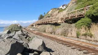 Barrier wall to be constructed where landslide stopped rail service in San Clemente