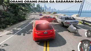 Percobaan Spawn NPC Random, Ga Sabaran, Lawan Arah & Adu Banteng !! Bersama Youtuber @OPuxi 🥶 BeamNg