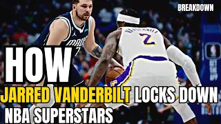 How Jarred Vanderbilt LOCKS DOWN NBA SUPERSTARS |Defensive Breakdown|