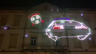 Laser Mapping - Space Police New Aveiro - Prisma Light Festival Aveiro, Portugal