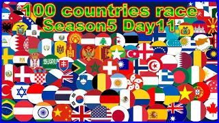 [Season5 Day11] 100 countries 39 stages marble point race | Marble Factory 2nd