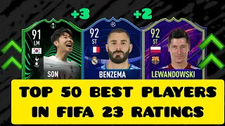 TOP 50 BEST PLAYER RATINGS IN FIFA 23 🔥👀 FT Benzema, Messi, Lewandowski..