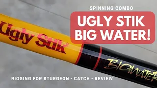 Uglystik Bigwater (11' Heavy) Big Game Sturgeon Setup!