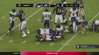 Madden NFL 22 - Franchise - Baltimore Ravens vs. Chicago Bears | Week 11