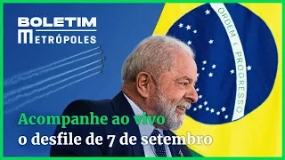 Acompanhe o desfile de 7 de setembro