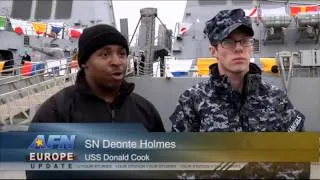 AFN Rota News Break: USS Donald Cook Arrival