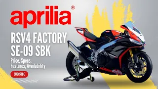 2024 Aprilia RSV4 Factory SE-09 SBK Limited Edition: Prices, Features, Availability