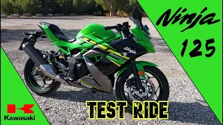 Kawasaki Ninja 125 (2020) - Test Ride (ENGLISH) - VLOG244 [4K]