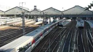 Allées et venues des Transiliens à la gare Saint-Lazare