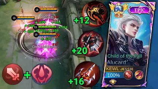 ALUCARD WTF LIFESTEAL BUILD AND DAMAGE TOP GLOBAL CHEAT BUILD | NEW INSANE TRICK TO DOMINATE