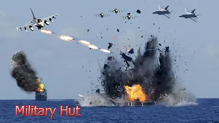 US Air Force female F-16 pilots again destroy Houthi rebel ships on the Red Sea border