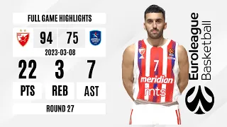 Facundo Campazzo Full Game Highlights (22 PTS, 3 REB, 7 AST, 1 STL) vs Anadolu Efes Istanbul