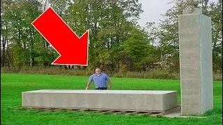 [History Channel] Amazing Video: Man Lifts 20 Ton Block By Hand