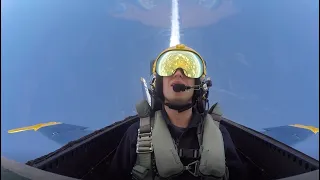 Take a ride with the Blue Angels over the Kansas City skies