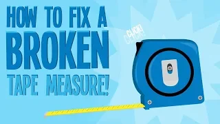 How to Fix Your Broken Tape Measure