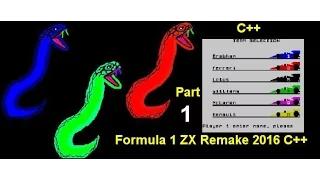 C++ ZX Spectrum Formula 1 2016 Remake Part 1