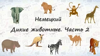 Животные на немецком. Дикие Животные. Часть 2