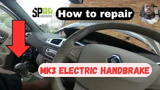 Fixing Left Electric Handbrake Issue on a Mk3 Renault Scenic| How to repair Mk3 Electric Handbrake