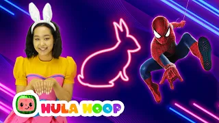 Jumping Bunny Dance | Bounce Like a Bunny! 🐰| Superheroes & More | Kids Songs and Nursery Rhymes