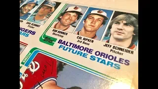 FLEA MARKET FINDS: UNCUT TOPPS SHEET WITH 1982 CAL RIPKEN JR ROOKIE CARD