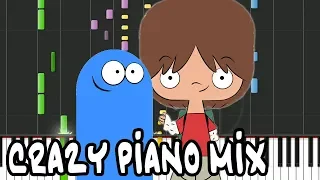 Crazy Piano Mix! "FOSTER'S HOME FOR IMAGINARY FRIENDS" Theme Song