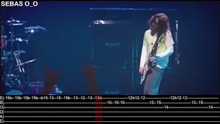 RHCP - Scar Tissue Solos live at Olympia, Paris 2002 - John Frusciante - TABS